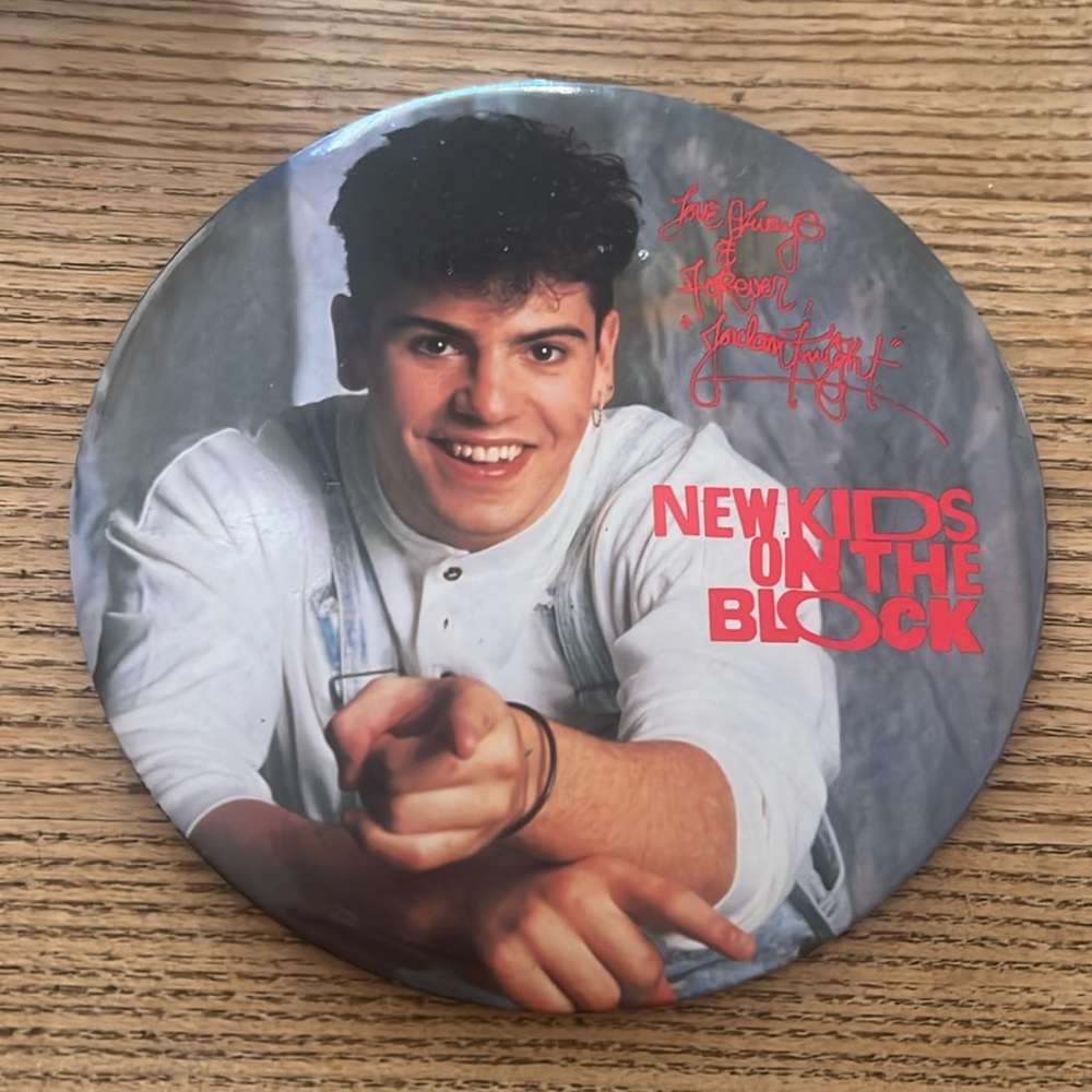 1989 NKOTB Giant Button/Frame